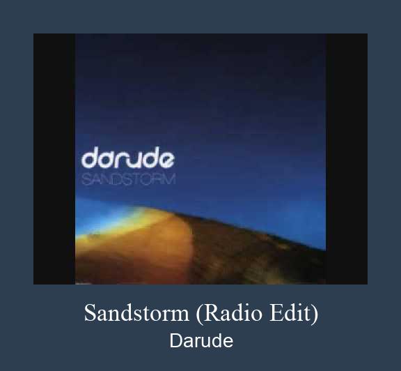 Sandstorm (Radio Edit) Darude Electronica Ringtone. - Lyt og download fra  Ringetoner Katalog